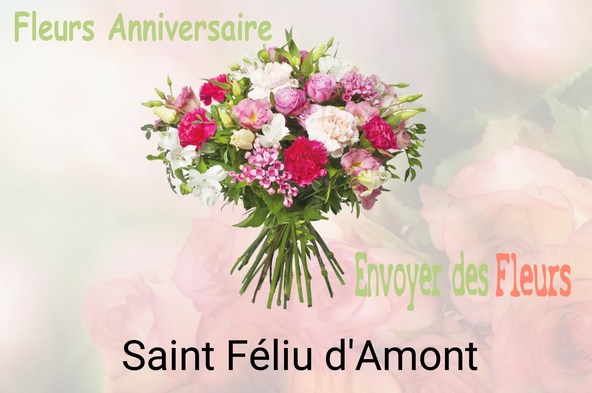 Bouquet de fleurs d’anniversaire livré à Saint-Féliu-d'Amont
